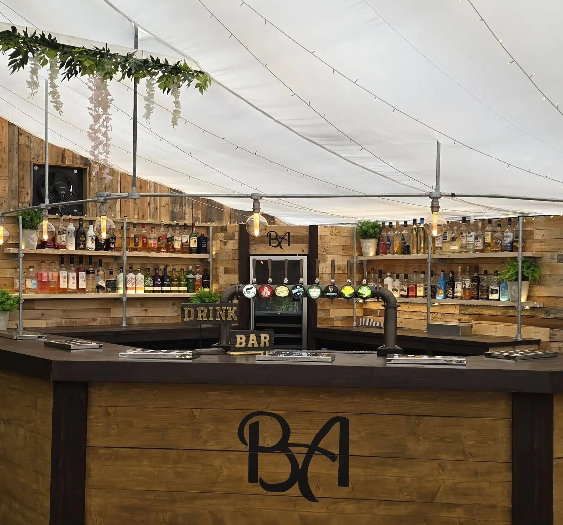 The bar in the function space with a BA monogram